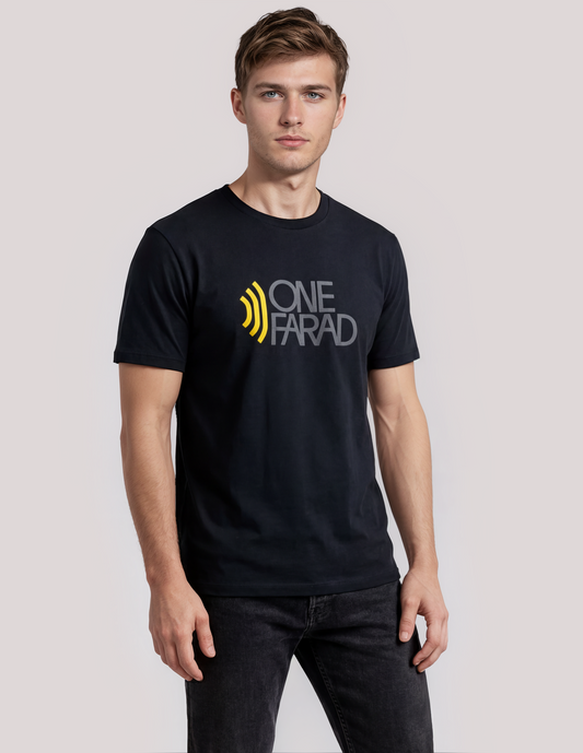 Logo T-shirt Black - Yellow Logo