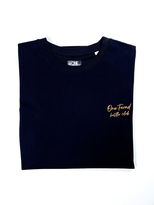 Maglietta Hustle Club - Arancione