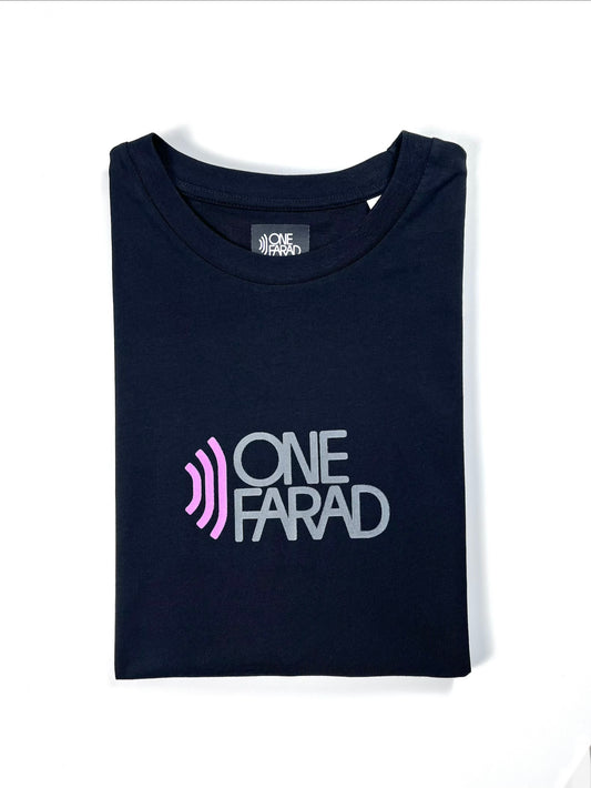 Logo T-shirt Black - Purple Logo