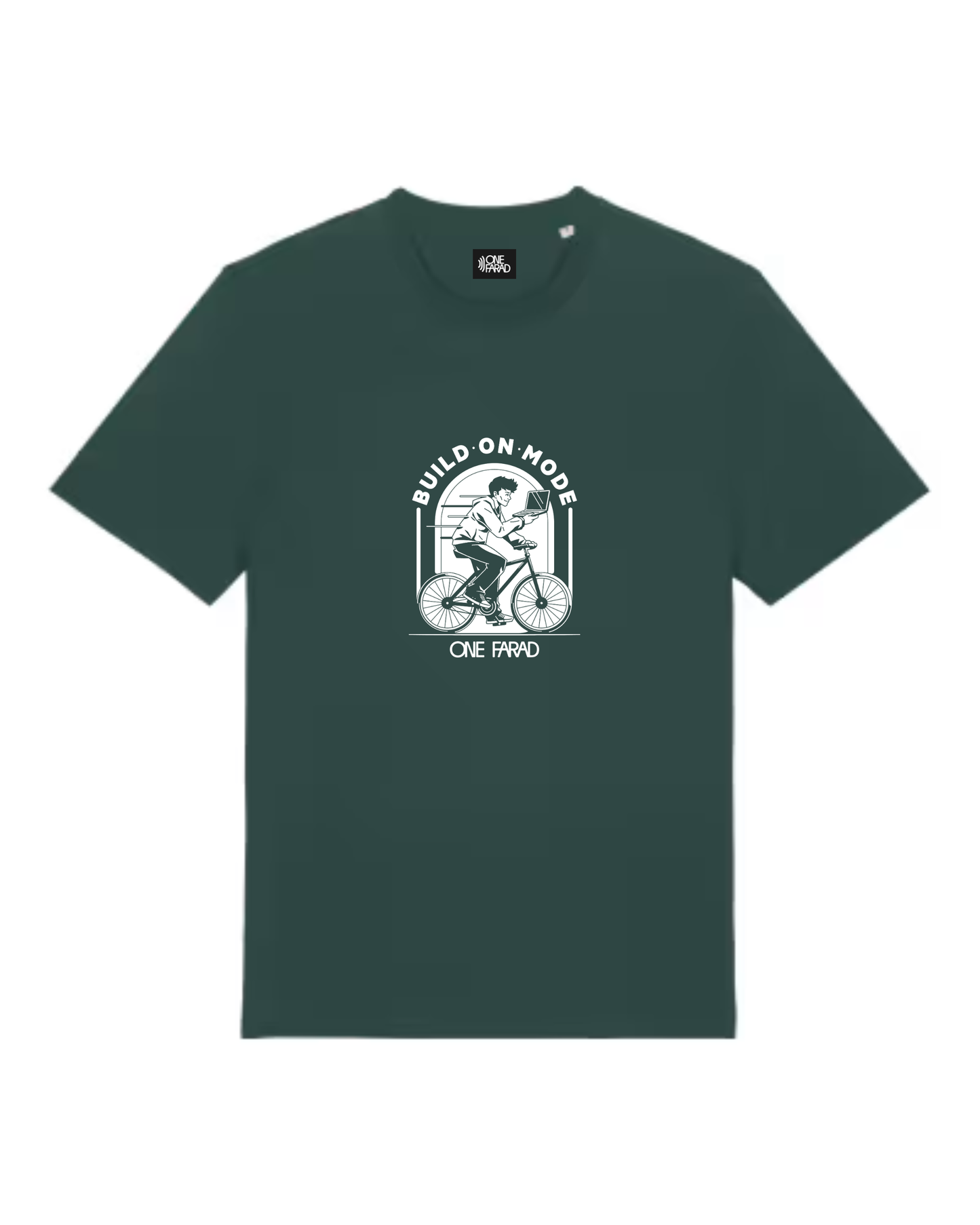 Build On Bicycle T-shirt - Green