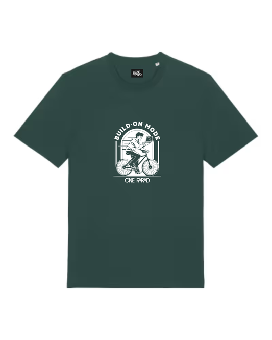 Build On Bicycle T-shirt - Green