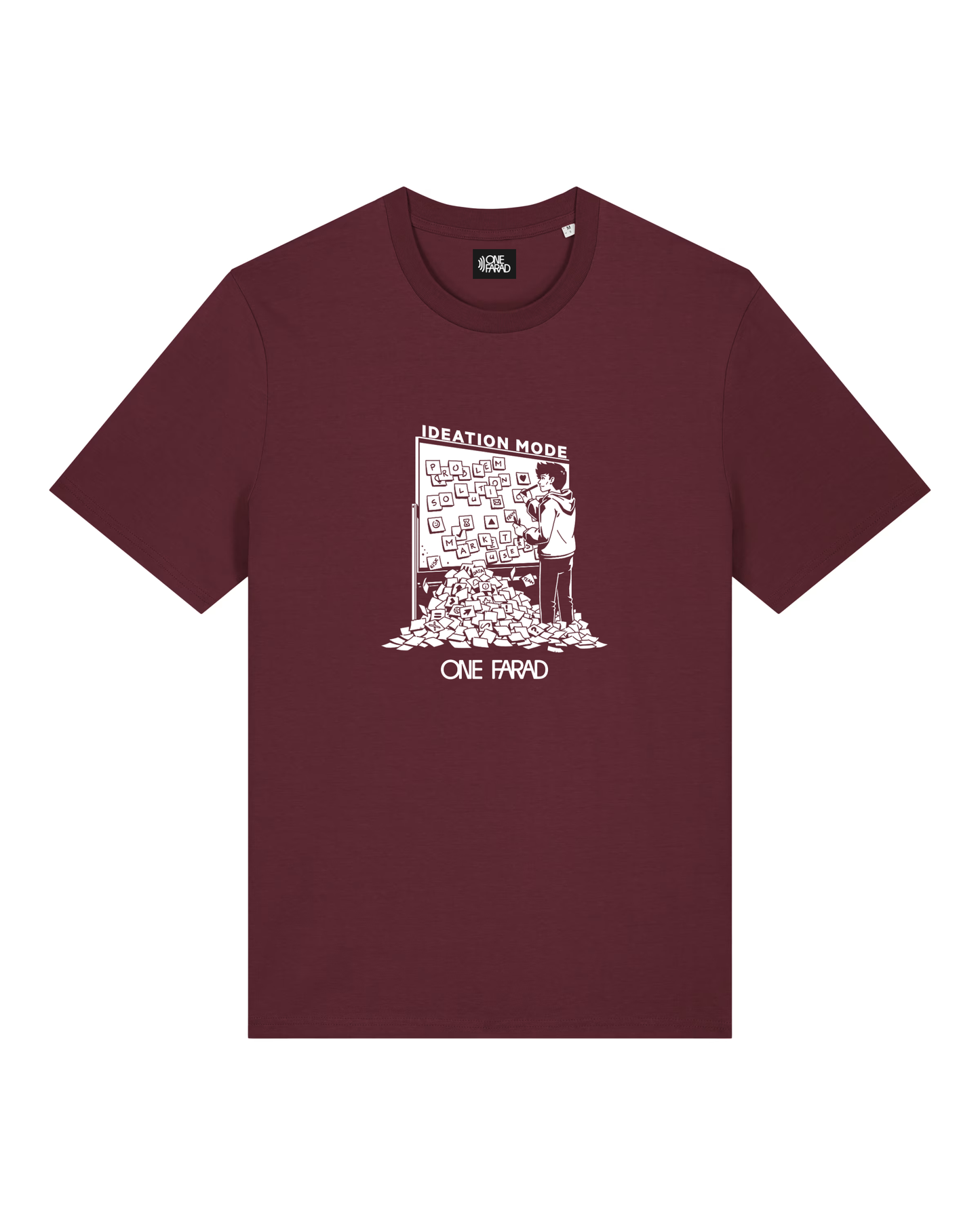 Build On Idea T-shirt - Red Wine