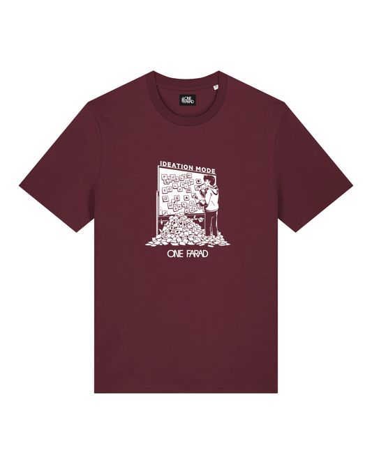 Build On Idea T-shirt - Red Wine