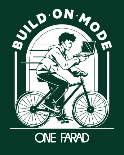 Bicicletta T-shirt - Verde