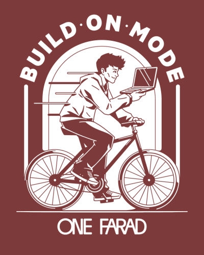 Bicicletta T-shirt - Rosso Vino