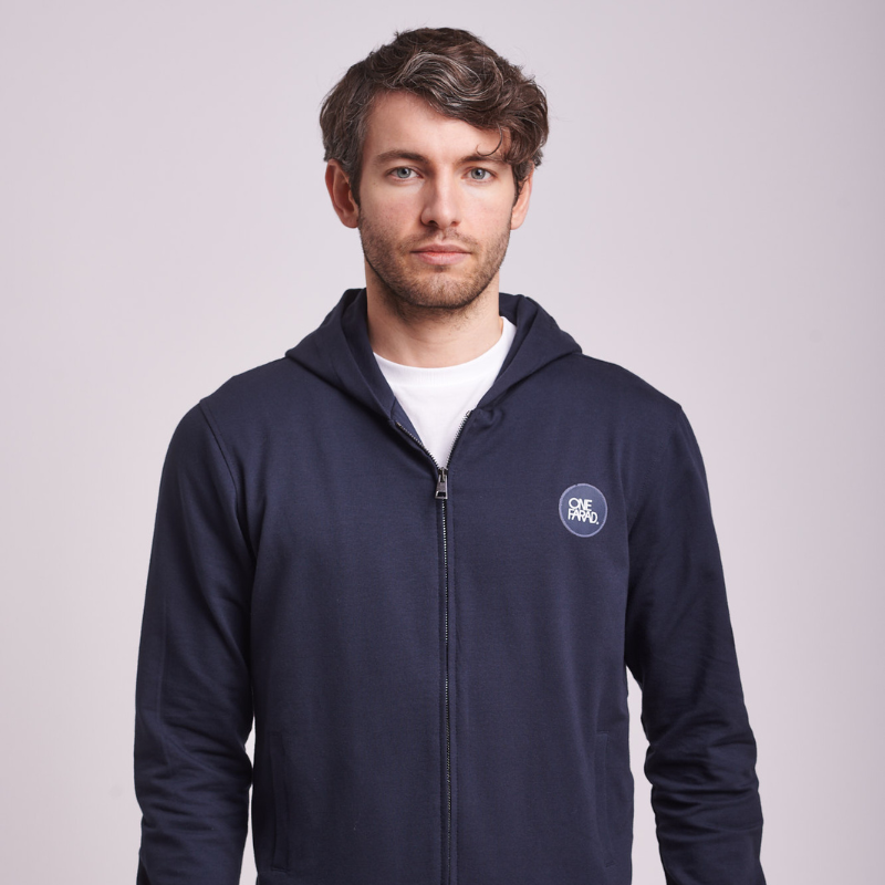 One Farad MVP 1 Zip Up Hoodie - Blue